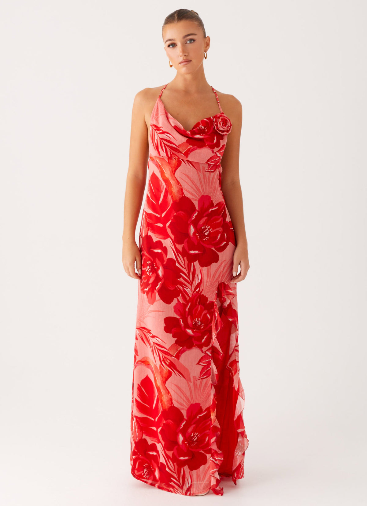 First Class Maxi Dress - Sicily Sunsets Print