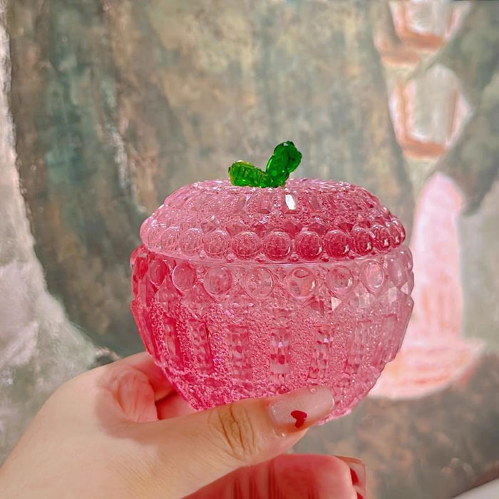 Handmade Diamond Apple Storage Jar Ornament Resin Molds