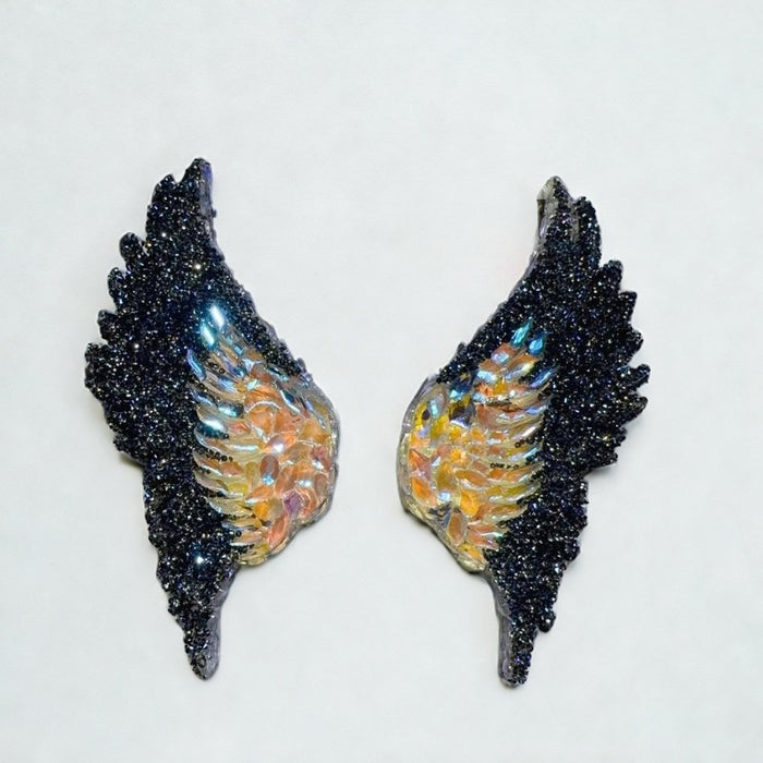 Handmade Diamond Wing Ornament Resin Mold-B