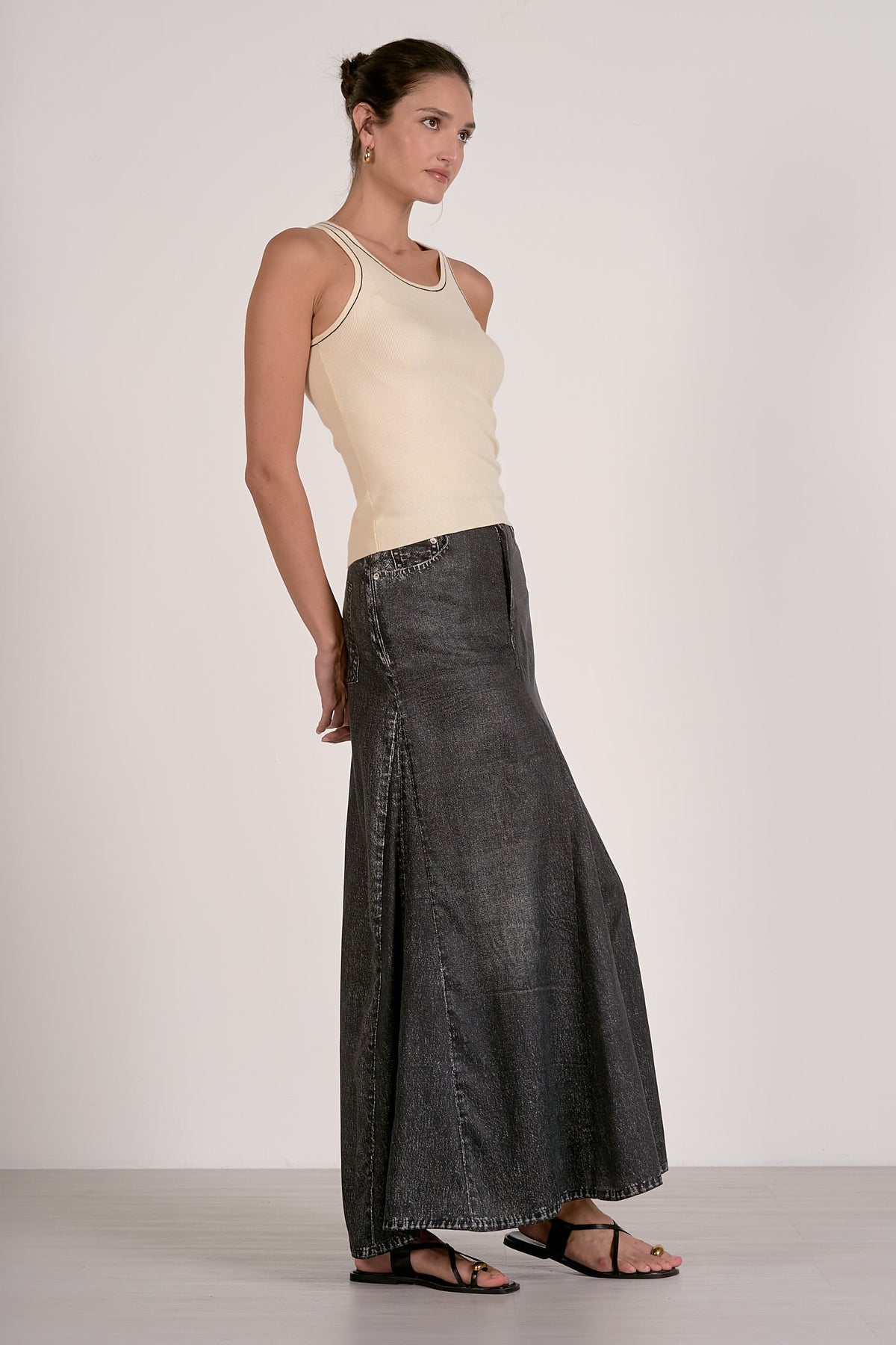 Elan Contrast Stitch Tank Top
