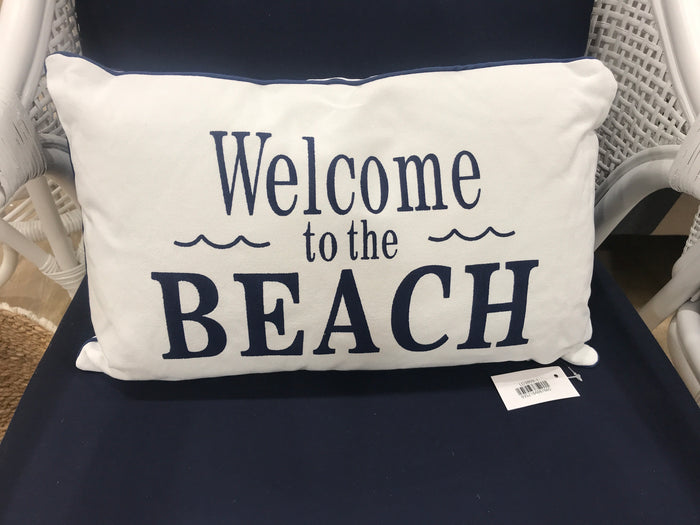 Welcome to the Beach Cushion