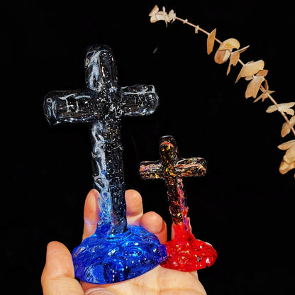 Handmade Water Ripple Cross Ornament Resin Mold