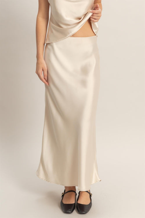 Satin Maxi Skirt