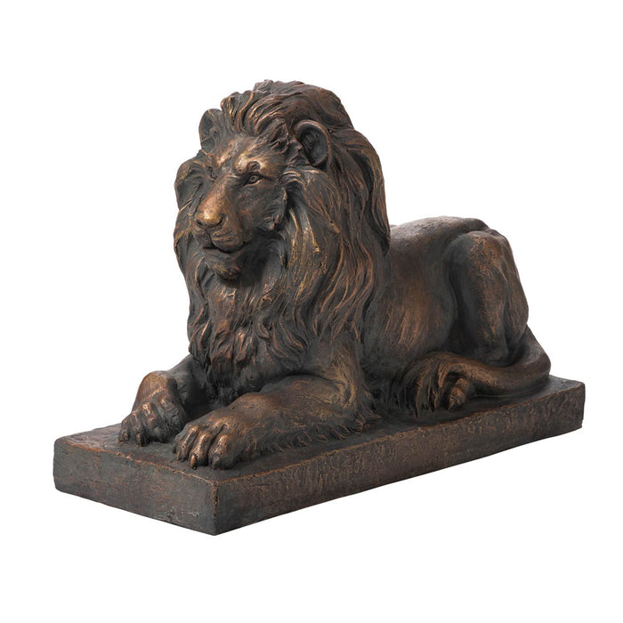 21.75"L MGO Guardian Lying  Lion Statue