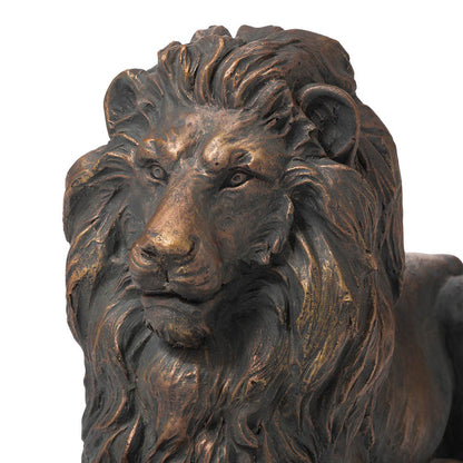 21.75"L MGO Guardian Lying  Lion Statue