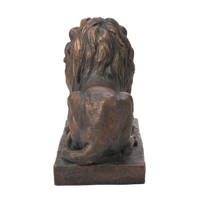 21.75"L MGO Guardian Lying  Lion Statue