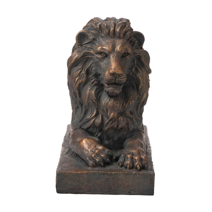 21.75"L MGO Guardian Lying  Lion Statue