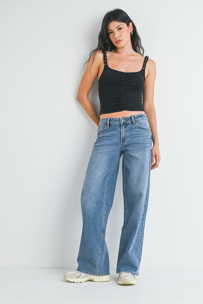 Just Black Denim Low Rise Baggy Jean