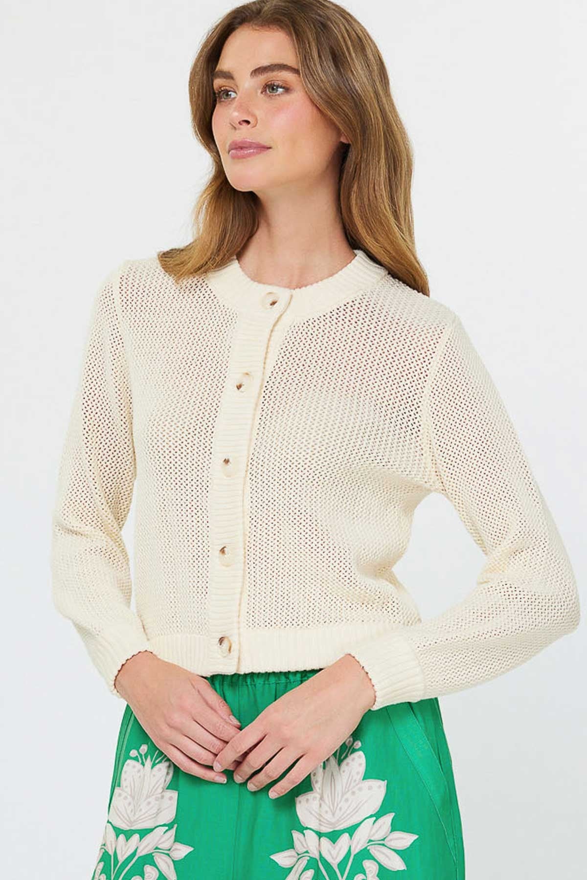 Button Front Cardigan