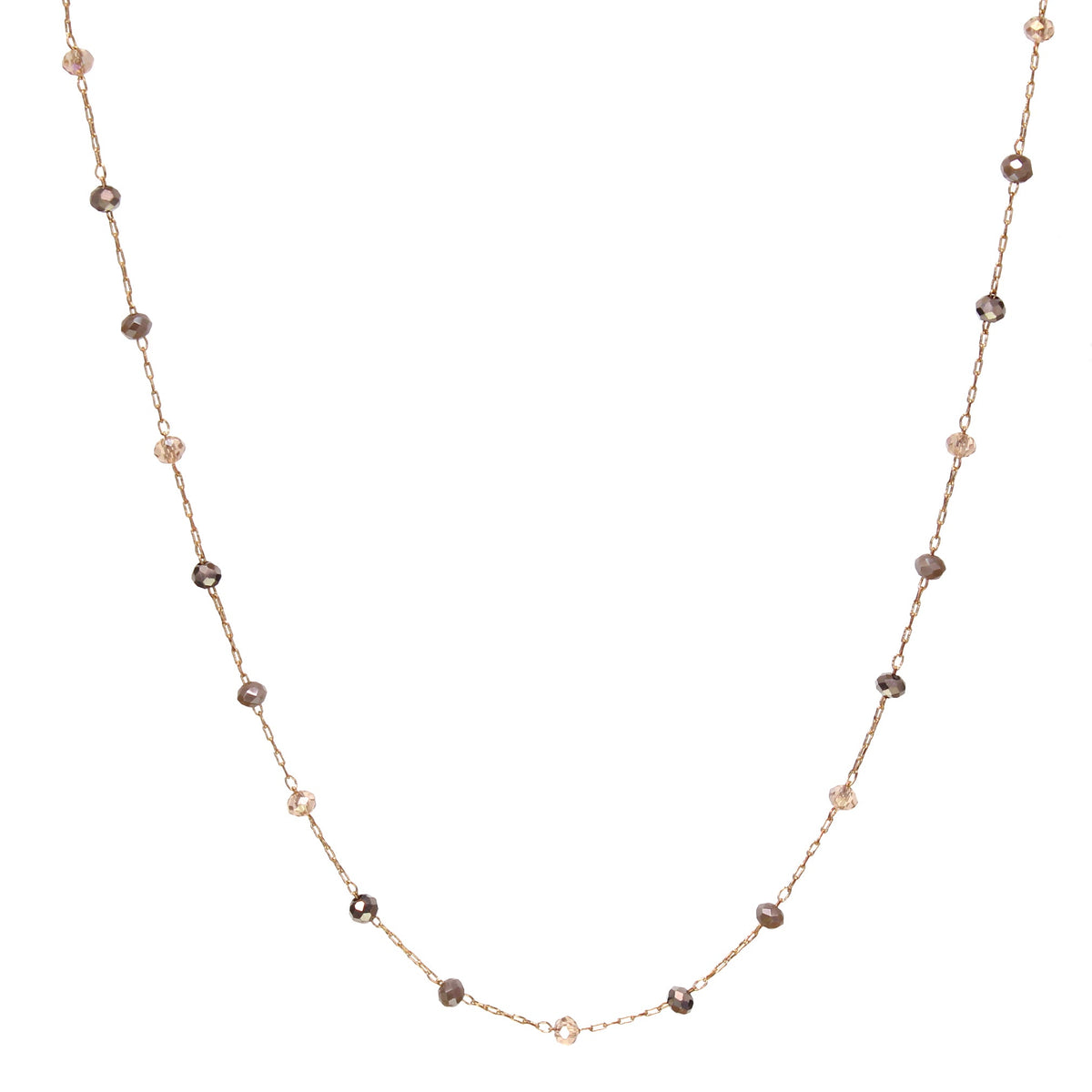Fine Crystal Chain Necklace