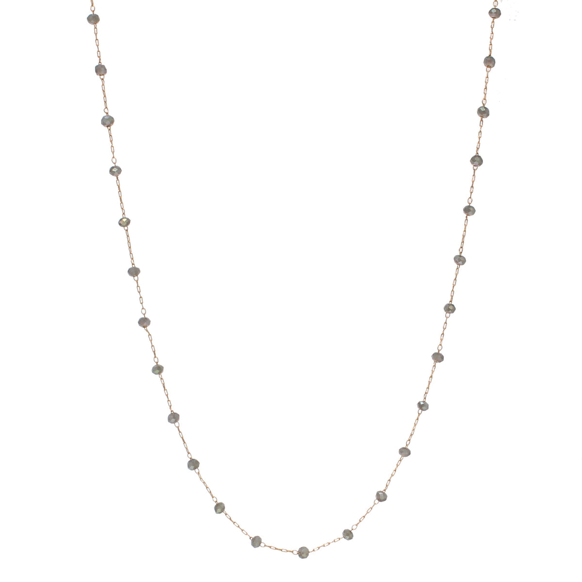Fine Crystal Chain Necklace