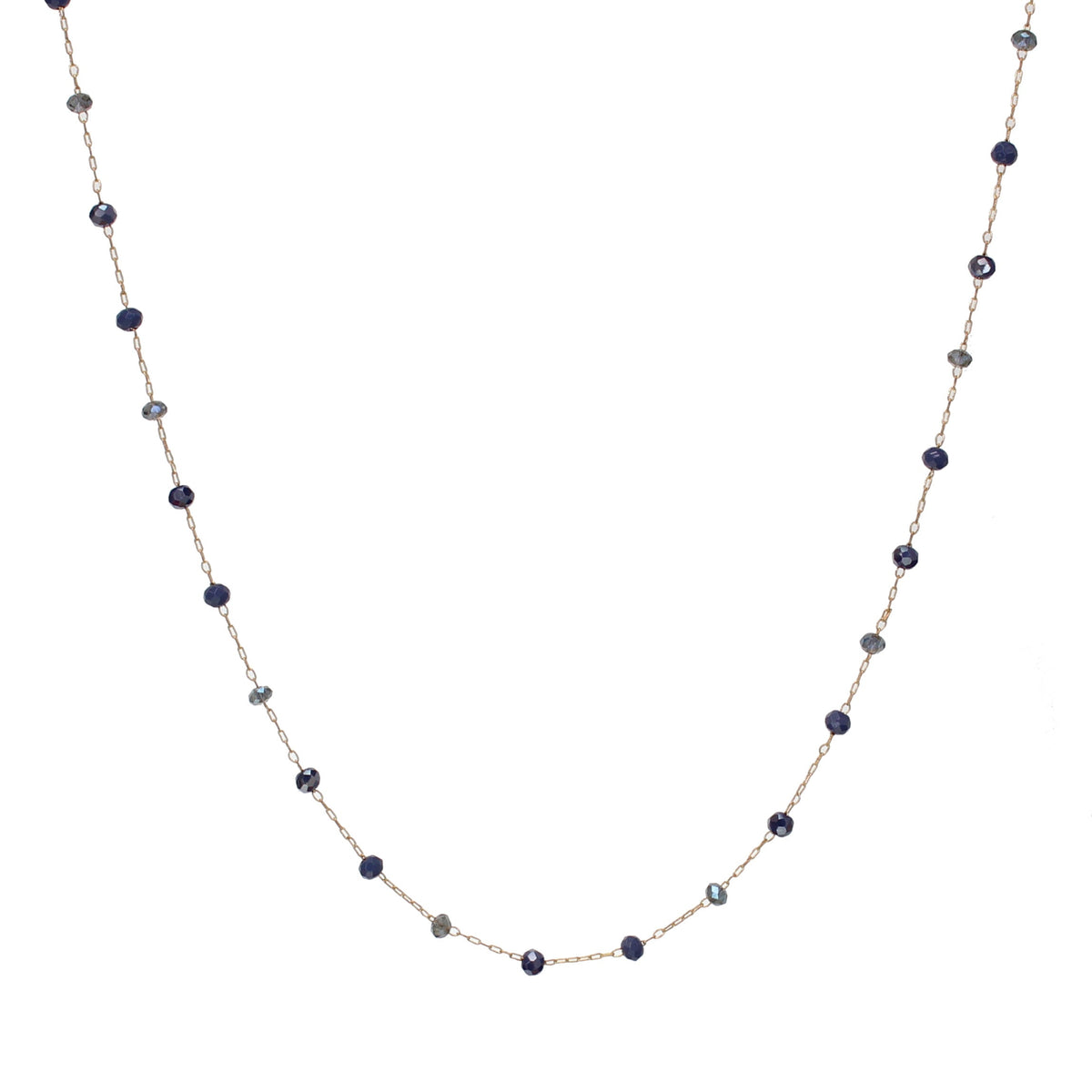 Fine Crystal Chain Necklace