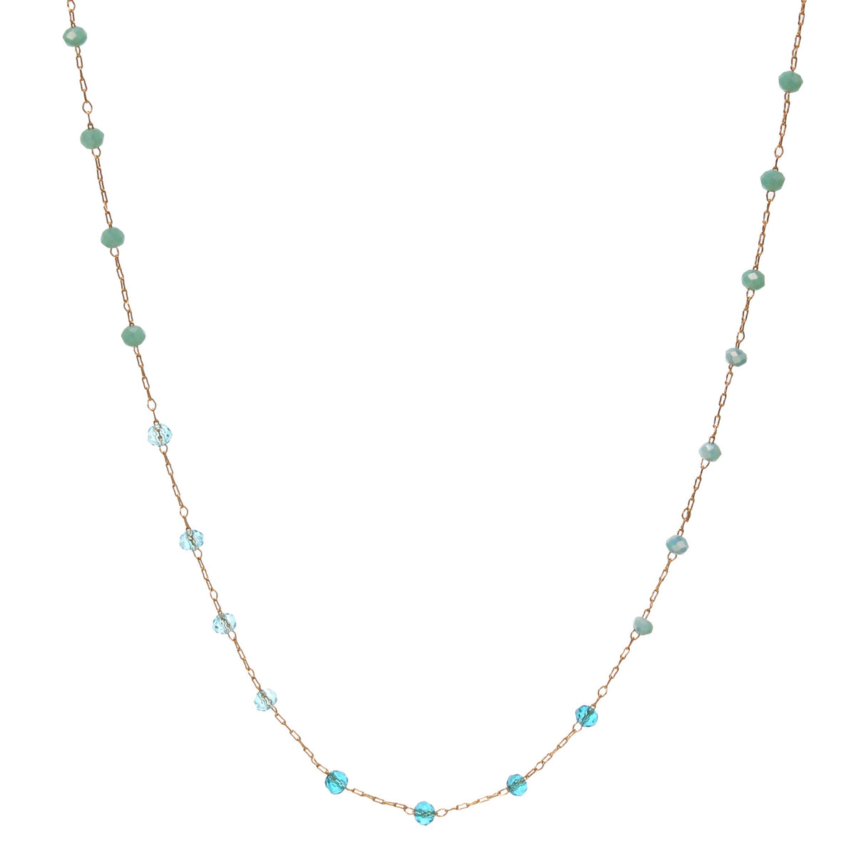 Fine Crystal Chain Necklace