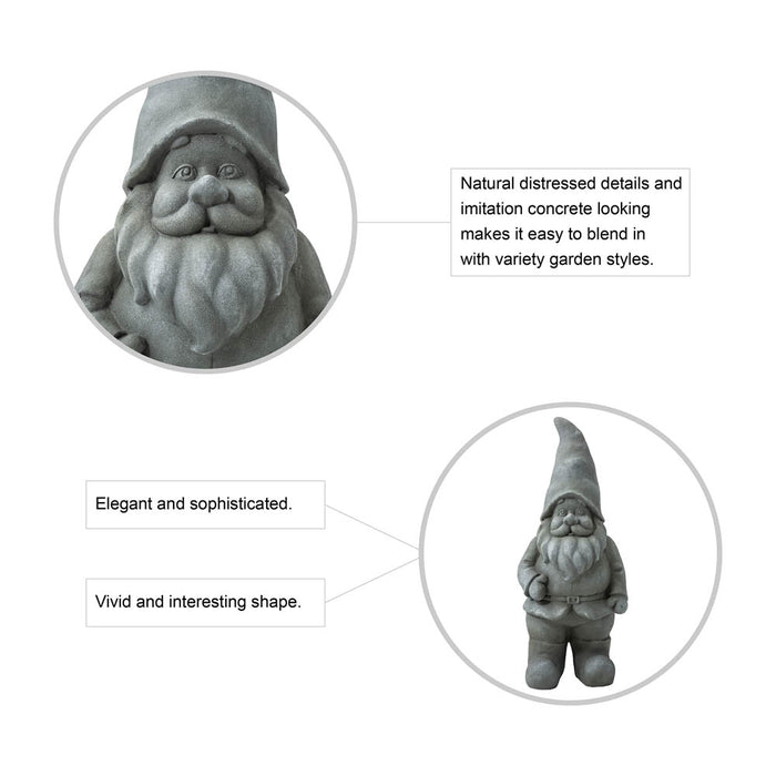 28"H MGO Gnome Statue