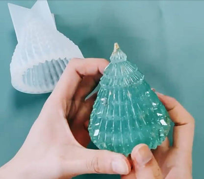 2pcs Christmas Tree Ornament Resin Mold
