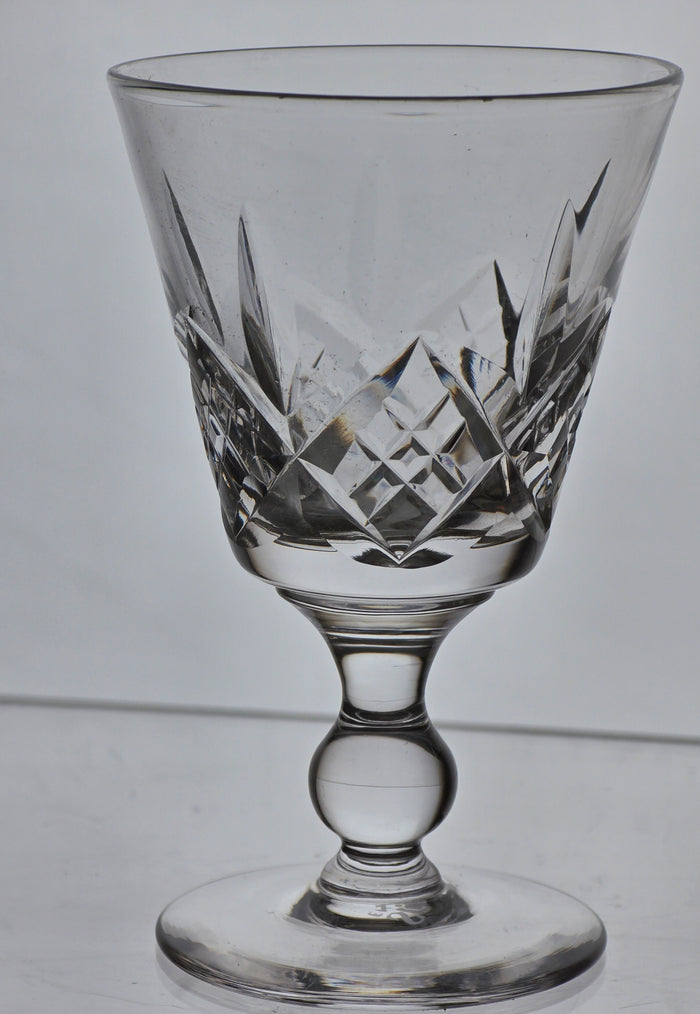 3 Signed Hand Cut Glass port Glengarry Cambridge Stuart