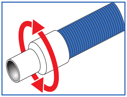 36′ x 1.5″ Deluxe Pool Vacuum Hose