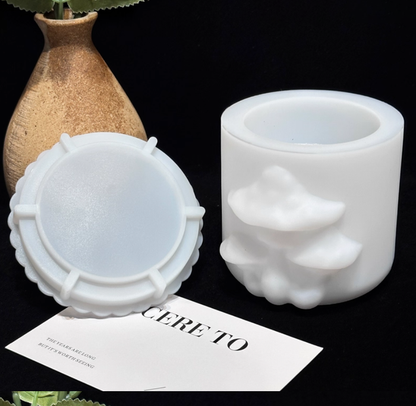 3D Mushroom Storage Jar Resin Mold Set