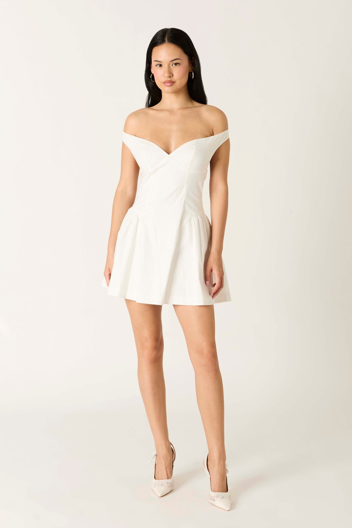 Off Shoulder Mini Dress