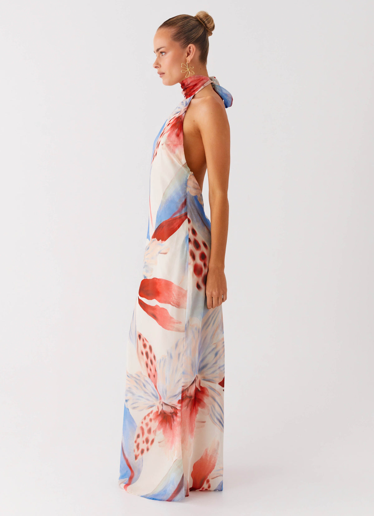 California Maxi Dress - Deep Sea Bloom