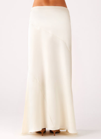 Chandra Maxi Skirt - Ivory