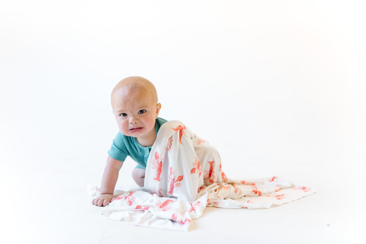 Knit Swaddle Blanket - Skipper