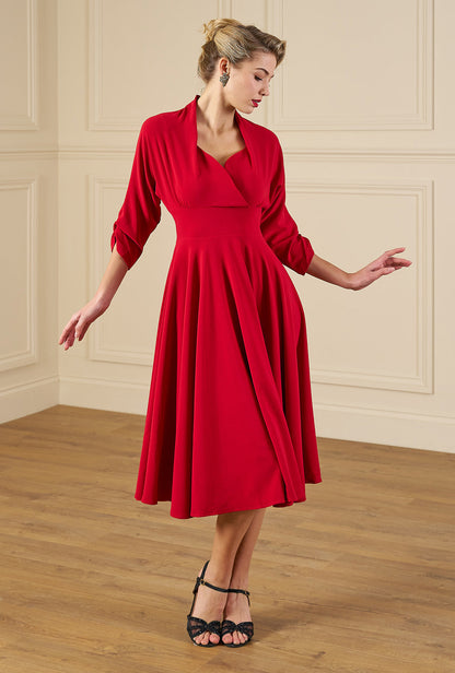 1950s Grace Dress - Red