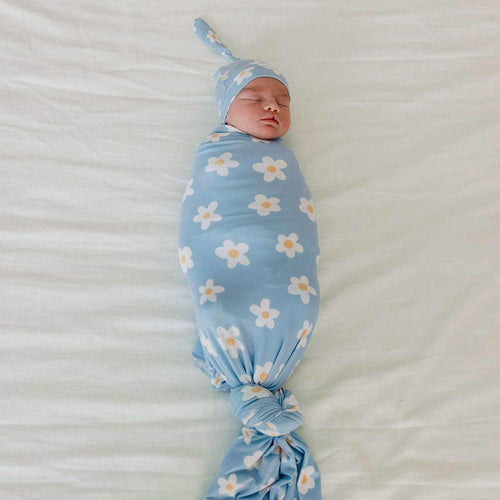 Knit Swaddle Blanket - Della
