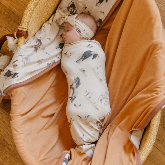 Knit Swaddle Blanket - Montana