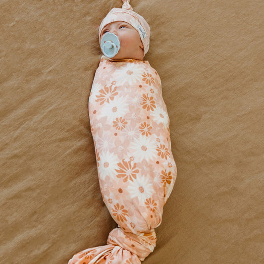 Knit Swaddle Blanket - Penny