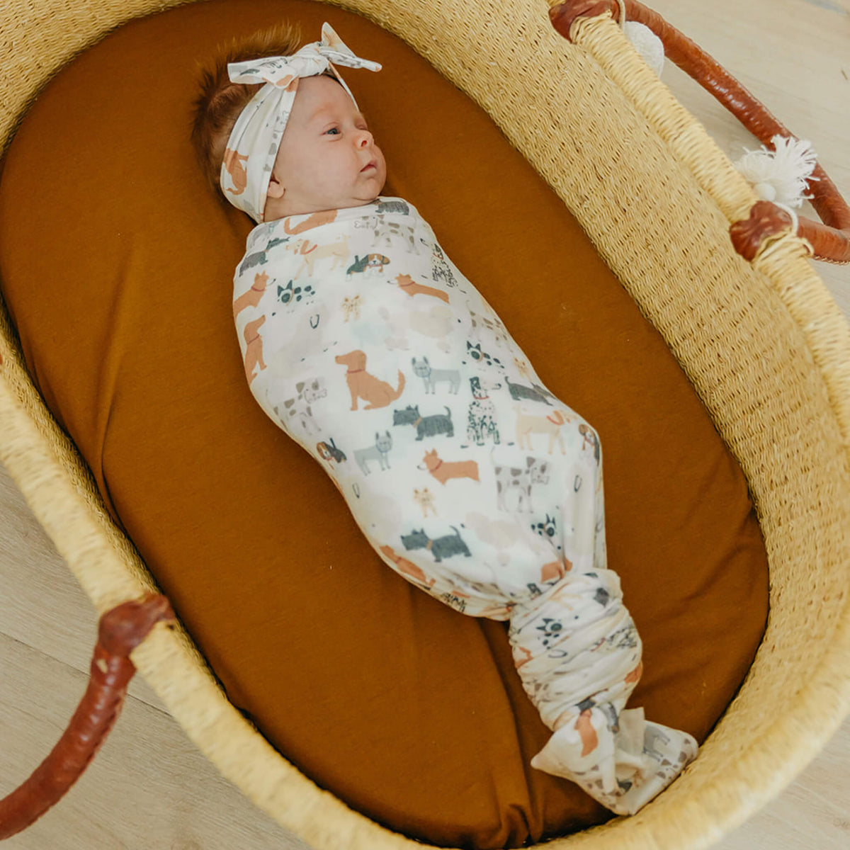 Knit Swaddle Blanket - Rufus