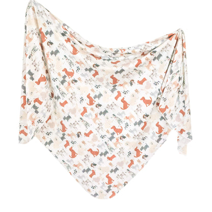 Knit Swaddle Blanket - Rufus