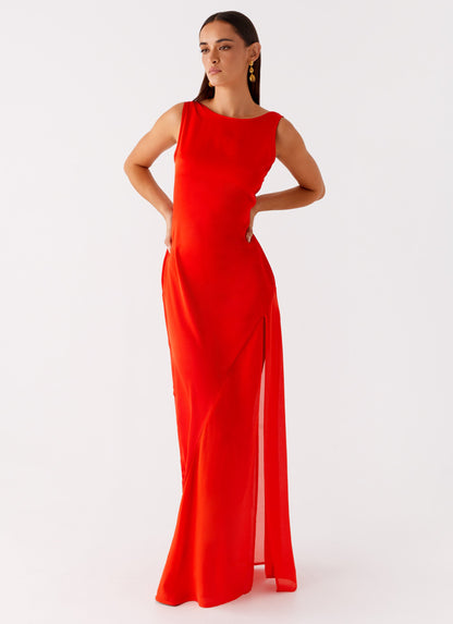 Ramiro Maxi Dress - Red