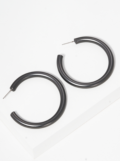 Classic Medium Open Hoops