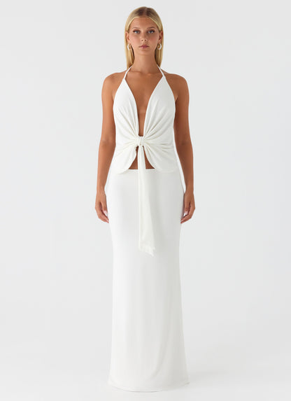 Undercover Maxi Dress - White