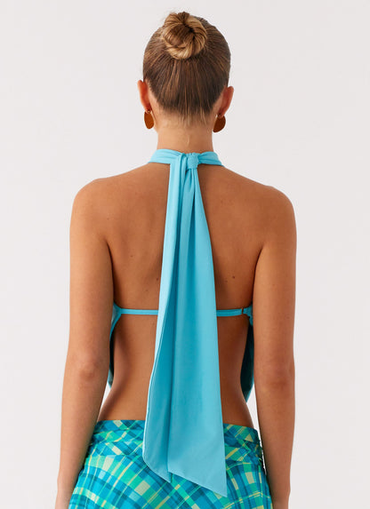 Worldly Top - Turquoise