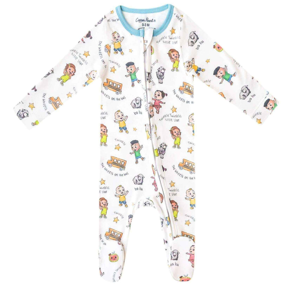 Zip-Up Footie Pajama - CoComelon Friends