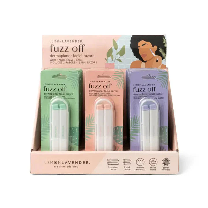 Lemon Lavender Fuzz Off Dermaplaners