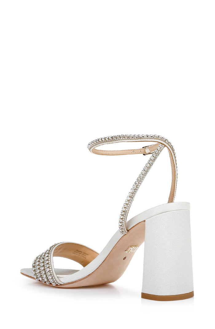 Ivory | Becca Strappy Block Heel