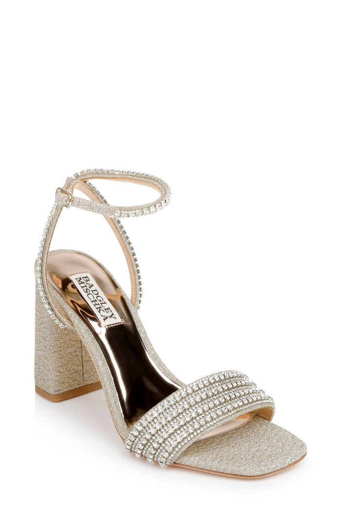 Platino | Becca Strappy Block Heel