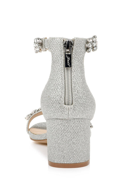 Silver | Bronwen Embellished Evening Shoe