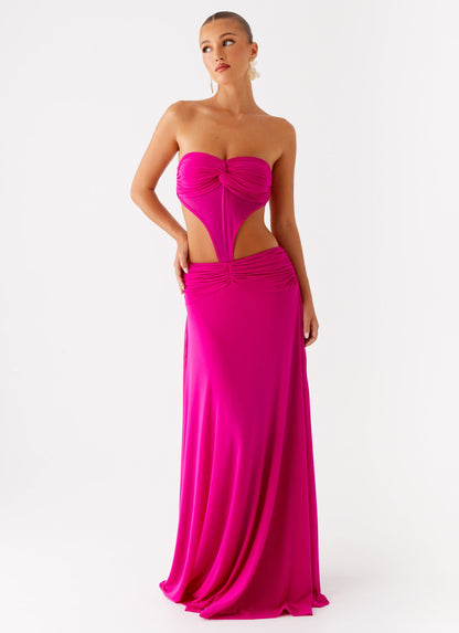 Carlene Maxi Dress - Fuchsia
