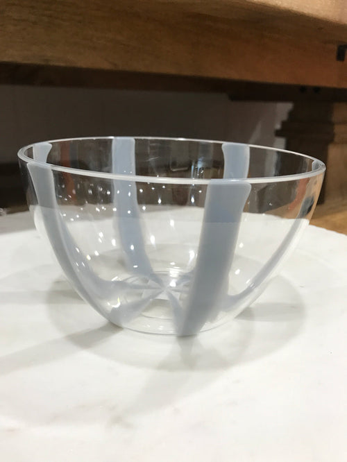 Cabana Acrylic Bowl 14 x 8cm Blue