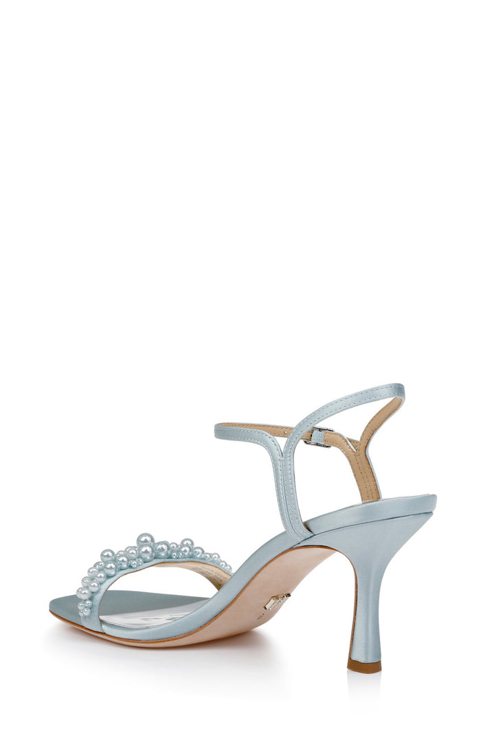 Mist Blue | Caitlyn Stiletto Heel with Pearled Vamp
