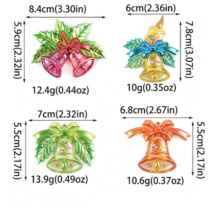 Christmas Bell Hanging Resin Mold