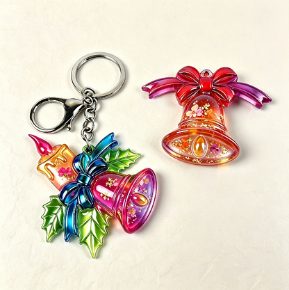 Christmas Bell Hanging Resin Mold