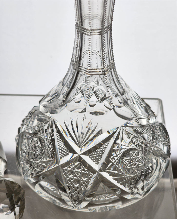 Cut Glass decanter,  Antique