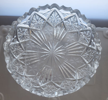 Cut glass low bowl ANTIQUE