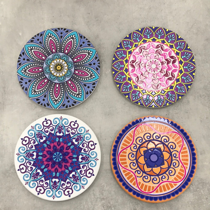 Flourish 3D Coasters