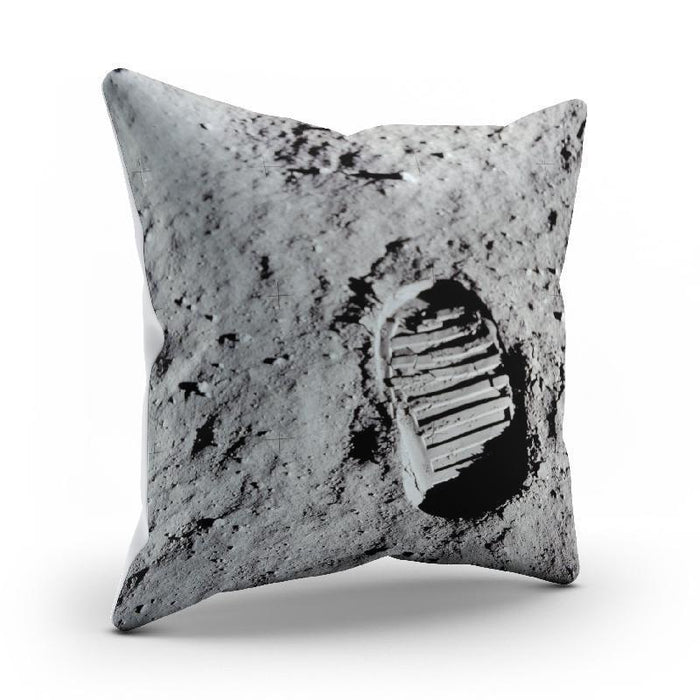 Foot Print on the Moon Pillow Cover-KaboodleWorld